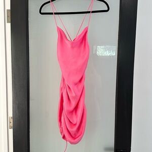 Zara Hot Pink Mini Dress